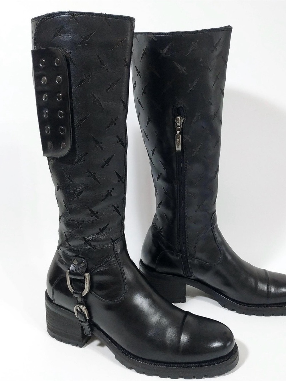 Cesare Paciotti ‘Dagger’Women's Tall Leather Boots